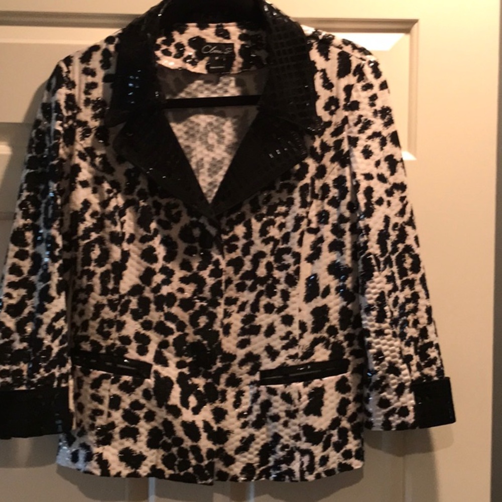 Clara S. black/white jacket